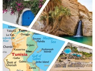 Tunisia, poveste în nuanțe de albastru și parfum de iasomie (grup organizat)